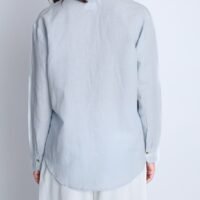 Powder blue Linen Shirt - Image 3