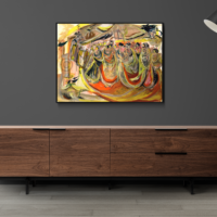 Mob for Glimpse, Size-14x11 Inch - Image 3