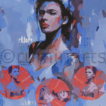 Acrylic On canvas, Size-36x39Inch