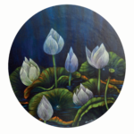 Circular lotus, Size-23 Inch