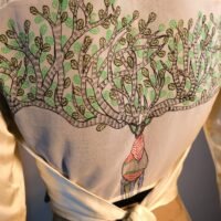 Hand Painted Skirt and top - Image 5