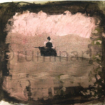 Sailing Alone with Supreme, Size- 10x10 Inch