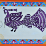 Colorful peacock, Size: 11x14 Inch