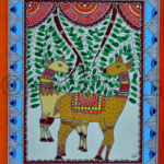 Kasturi dears, Size:  11x14 Inch