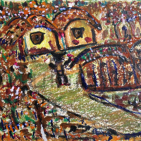 Happy Village, Size-7×11 Inch