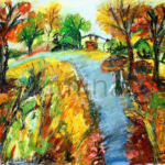 Beauty after Rains, Size-10×14 Inch