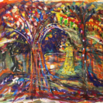 Trying to catch beauty, Size-10x12 Inch