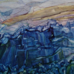 Beauty of Blue rock, Size-11×16 Inch