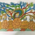 Group of wise Owls, Size: 24x18 Inch