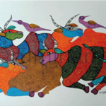 Cows Together, Size:12×15 Inch