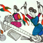 Women daily Chores, Size-24×18 Inch