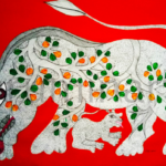 Tiger and Cub II, Size-24x18 Inch