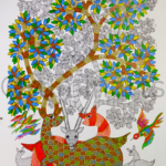 Green leader Dear, Size: 24x18 Inch