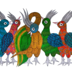 Singing Birds Together, Size: 12x16 Inch