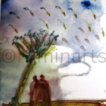 Monsoon, Size-7x11 Inch