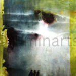 Walk through thunder, Size- 7x11 Inch