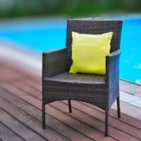 Hand Painted Tiger Yellow Cushion Cover - Image 3