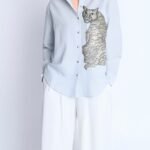 Powder blue Linen Shirt