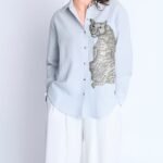 Powder blue Linen Shirt