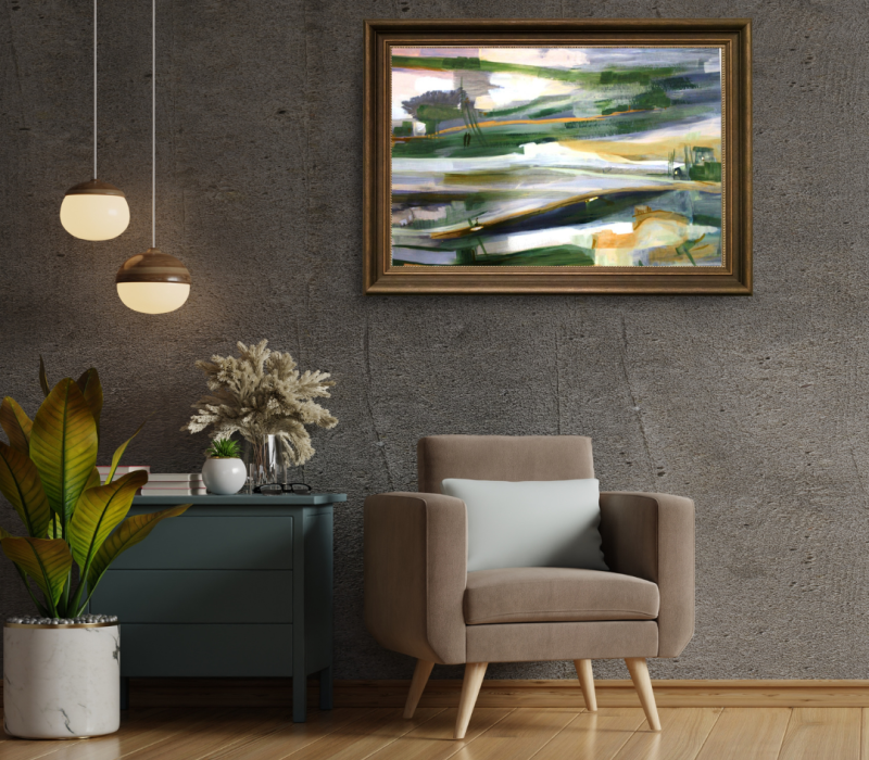 Gray Minimalist Wall Frame Mockup Instagram Post (1)