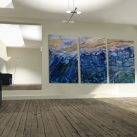 Beauty of Blue rock, Size-11×16 Inch - Image 3