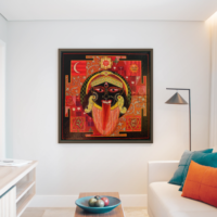 Maa Kali, Size-30x30 Inch - Image 3